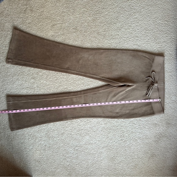 JUICY COUTURE Y2K Original Beige Velour Tracksuit Set Pants/Hoodie Small (2Pc) - Picture 11 of 16